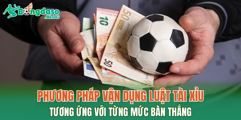 Phương pháp vận dụng luật tài xỉu tương ứng với từng mức bàn thắng